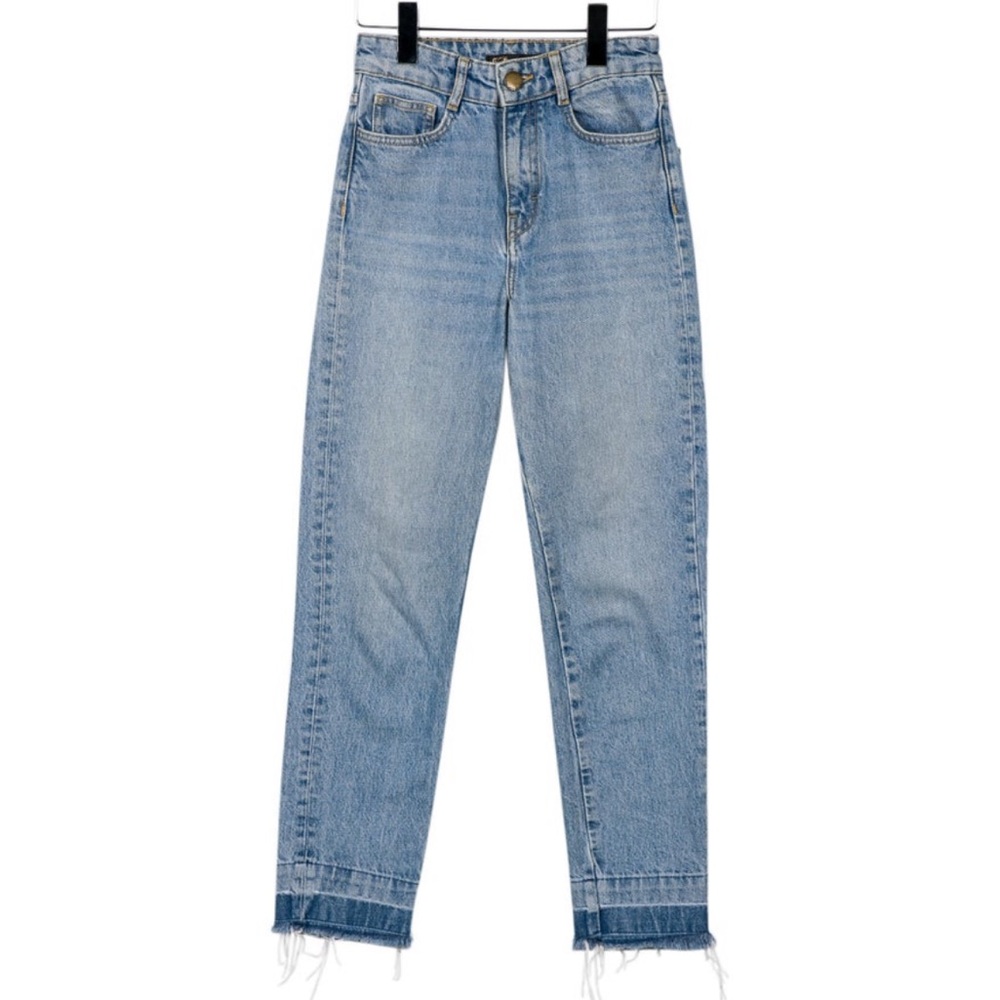 Maje Mid Rise Straight Blue Women's Jeans